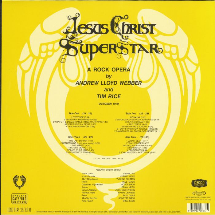 Jesus Christ Superstar - A Rock Opera - OST